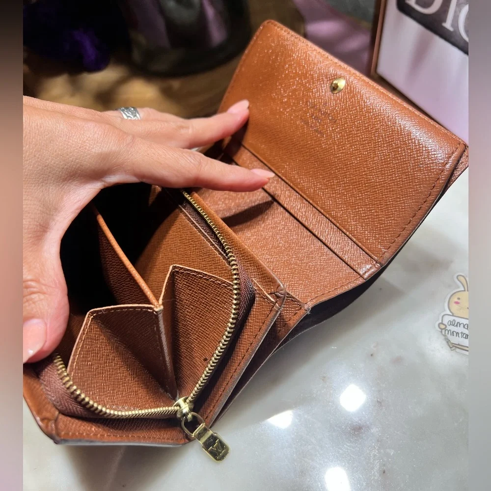 Louis Vuitton Monogram Porte Monnaie Tresor Wallet GUC